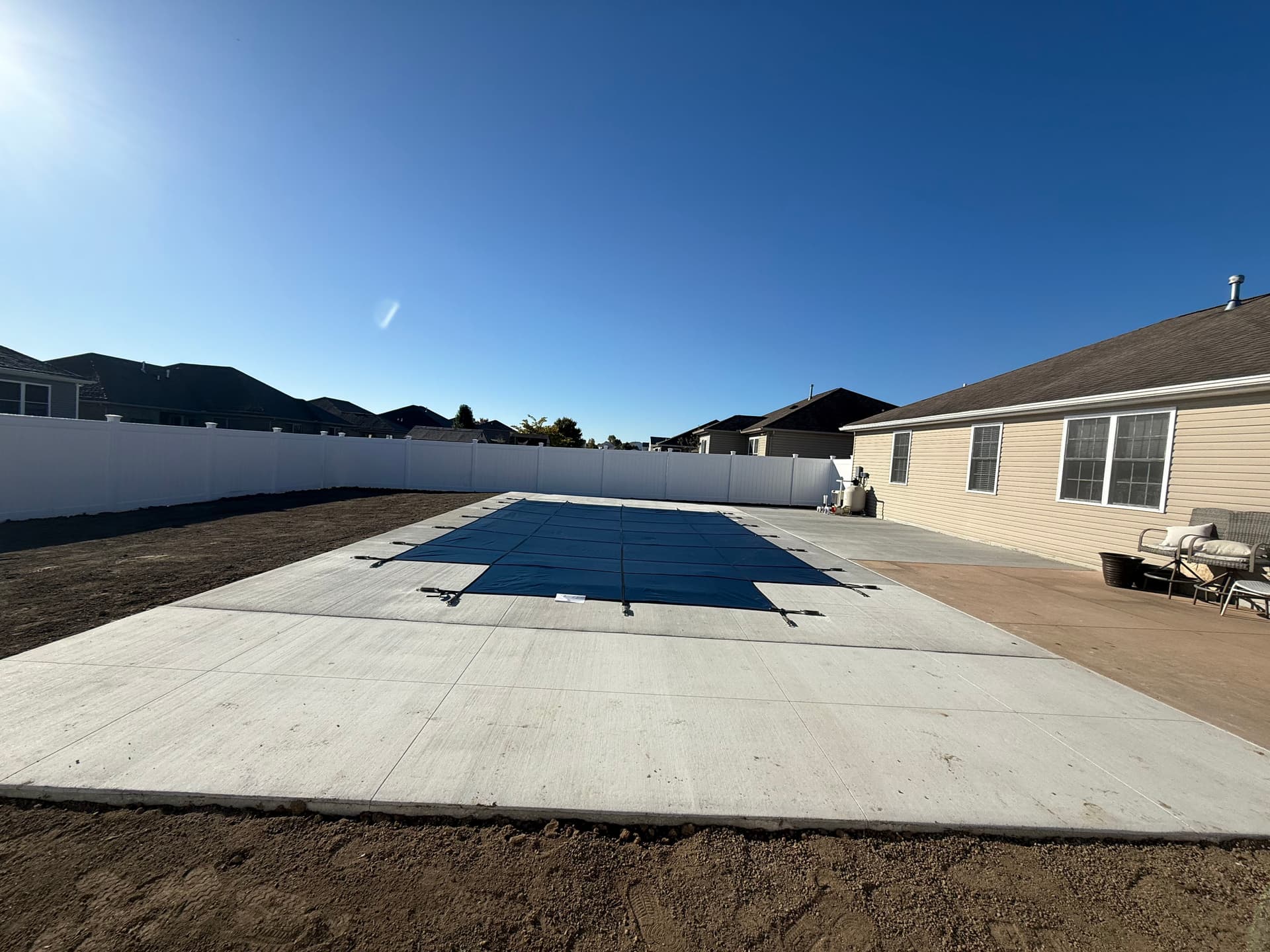 Exciting Pool Install Completed in Troy Ohio image