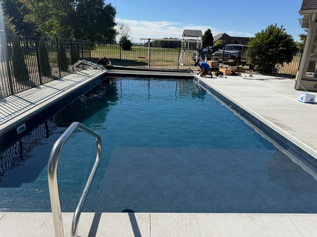 Gallery photos for Minster Ohio Pool Transformation Sparkles: Image #1