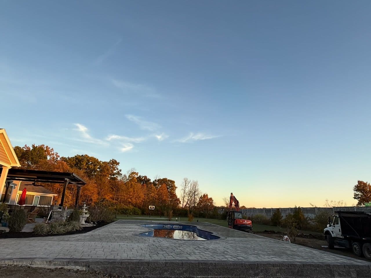 Project Stunning Fiberglass Pool Installation in Troy Ohio image