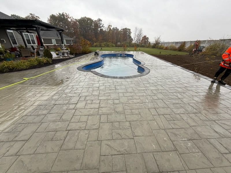 Stunning Fiberglass Pool Installation in Troy Ohio