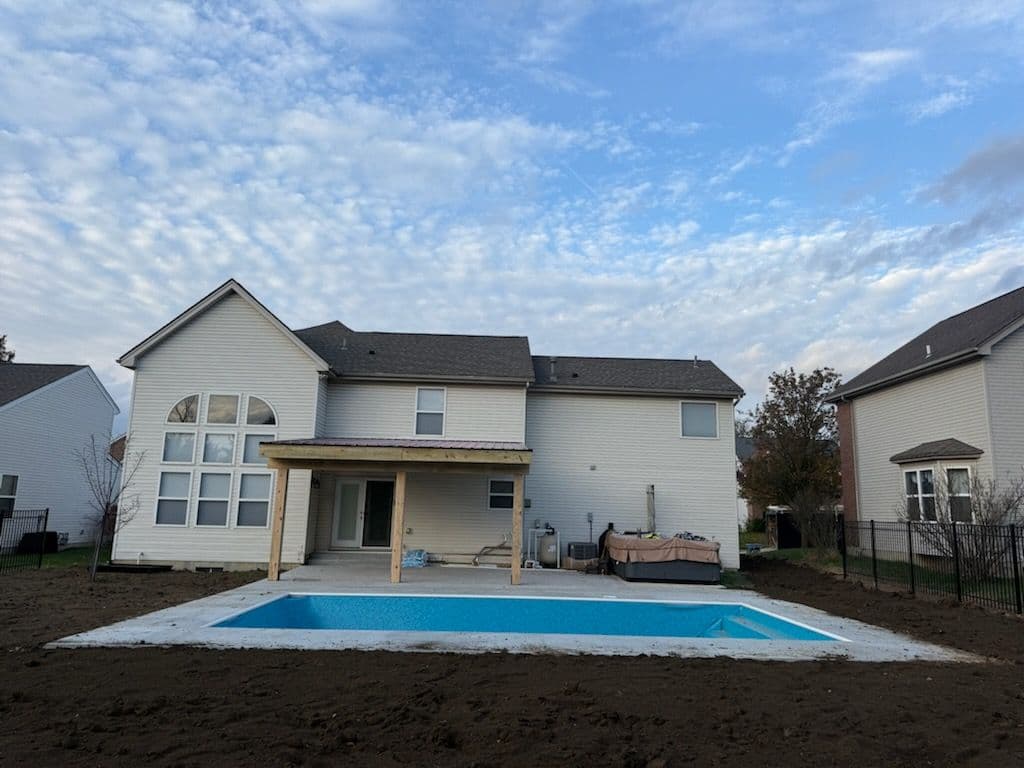 Project Beavercreek Backyard Makeover and Pool Installation image