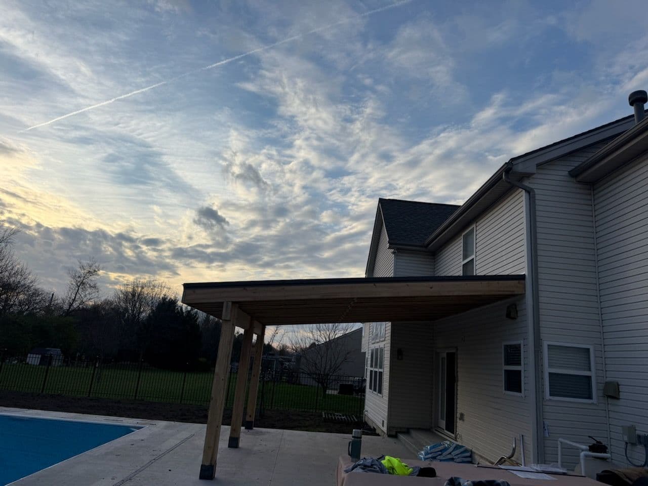 Gallery photos for Beavercreek Backyard Makeover and Pool Installation: Image #1