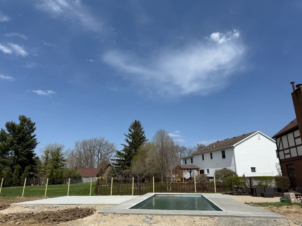 Elegant Pool Deck Installation in Tipp City Ohio