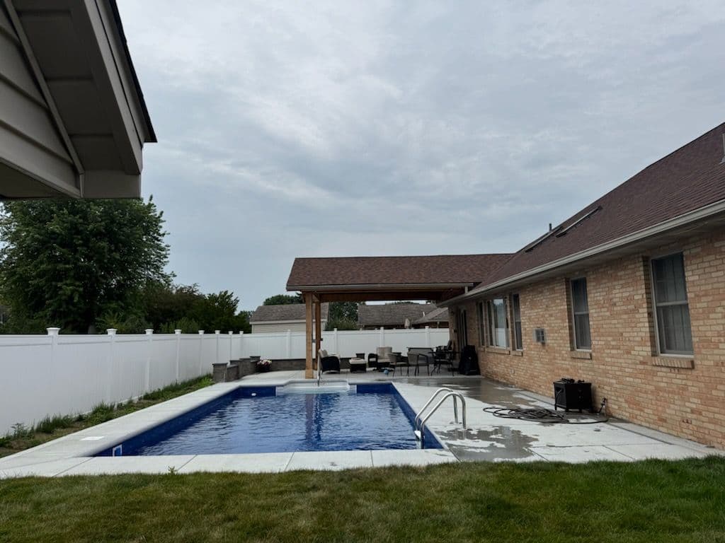 Backyard Oasis Creation in Greenville Ohio image