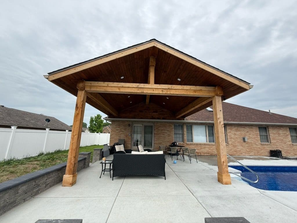 Gallery photos for Backyard Oasis Creation in Greenville Ohio: Image #2