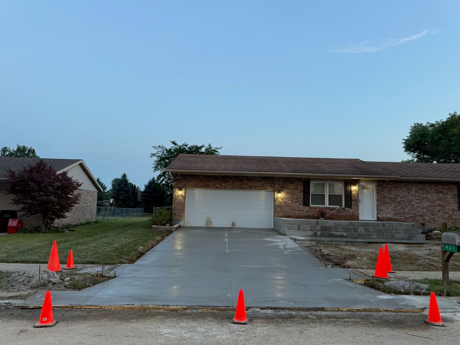 Newly Laid Driveway in Eaton Ohio image